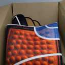 ALAZA Basketball Print Court Sport Area Rug Rugs for Living Room Bedroom 4'10" x 6'8"