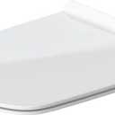 Duravit DuraStyle Elongated Toilet seat White High Gloss, Slow Closing, Stainless Steel Hinges
