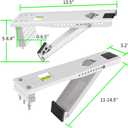 Window Air Conditioner Support Bracket- Universal AC Support Bracket Heavy Duty, Support Up to 85 lbs, Designed for 5000-12000 BTU A/C Units–AC Holder Fits Single Or Double Hung Windows