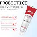 Sp-6 Probiotics Whitening Toothpaste,Sp-6 Ultra Whitening Too thpaste, Fresh Breath Fresh Mint Flavor (4.9 oz) (1)