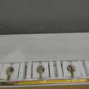 Modern 6-Light Gold Brushed Brass Finish Crystal Wall Light for Bathroom Vanity