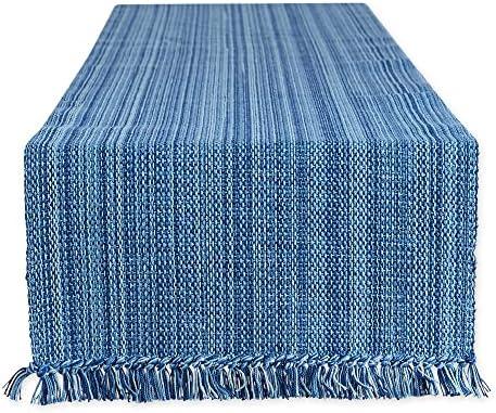 Variegated Tabletop Collection, Table Runner, 13x72, Nautical Blue