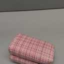 Kevin Textile Pack of 2 Decorative Outdoor Waterproof Throw Pillow Covers Stripe Pillowcases Valentines Day Modern Cushion Cases for Gifts Patio Couch Bench 16 x 16 Inch Pink