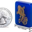 Yellow Mountain Imports American Mahjong Set, Koi Fish with Green Soft Case - Four Wooden All-in-One Racks with Pushers, Wright Patterson Scoring Coins, Dice, and Wind Indicator