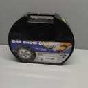 Snow-Chains Auto Fixing 1 Min Quick Fit Easy Installation Tire-Chains, Portable Reusable Universal Emergency Tire Traction Chain for Passenger Car, Pickup Trucks and SUV - Set of 2