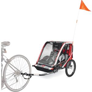 Allen Sports Deluxe Steel Child Trailer (Red)