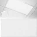 2 Pack Fluorescent Light Cover 4x2 Feet, White Lights Filters Drop Fluorescent Lights Shade Panel, Modern Simple White Backdrop Magnetic Ceiling Classroom Light Cover for Office