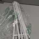 8.2FT Adjustable Backdrop Stand Kit - Square Wedding Arch & Balloon Arch for Photo Booth Background, Baby Shower, Birthday Party Decorations (Portable Frame) (White, 8.2X 8 FT)