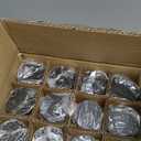 2oz Jars with Lids, Hoa Kinh 24 Pack Amber Glass Jars with Lids Empty Cosmetic Containers Round Airtight Glass Jar with Inner Liners and black Lid for Storing Lotions, Powders, and Ointments