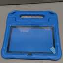 Fire HD 10 & Fire HD 10 Plus Tablet Case for Kids (13th/11th Generation, 2023/2021 Release), DJ&RPPQ Lightweight Shockproof Case Built-in Screen Protector with Handle Stand, Not fit iPad Samsung- Blue