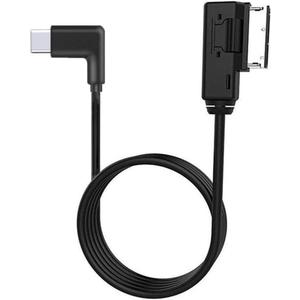 AMI Music Interface Type C Adapter Aux Cable Plus Compatible with A3 A4 A5 A6 A8 MMI 3G+ System for 17 Pro 17 Pro Max Air 16 Pro 16 Pro Max 15 15 Plus 15 Pro Android Google Pixel Galaxy