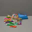 Rileryan 36 PCS Diving Pool Set Diving Rings and Sticks Pirate Treasure Chest Gems Mermaid Underwater Dive Swimming Pool with Storage Bag Summer Swim Water Sinking