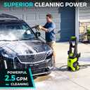 Electric Pressure Washer 5000 PSI 2.5 GPM, Bothlin Portable Power Washer with 4 Quick-Connect Nozzles, Soap Tank & Foam Cannon, High Power Water Pressure Washer for Car, Driveway, Patio, Home Cleaning