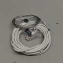 BlueSunshine Bike Bicycle Brake Cable and Housing Set - Basic Brake Cable Replacement Kit for Your Bike, Cable housing 5mm (White)