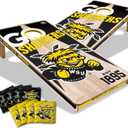YouTheFan NCAA 2 x 4 Professional Wood Cornhole Game with Logo Bags