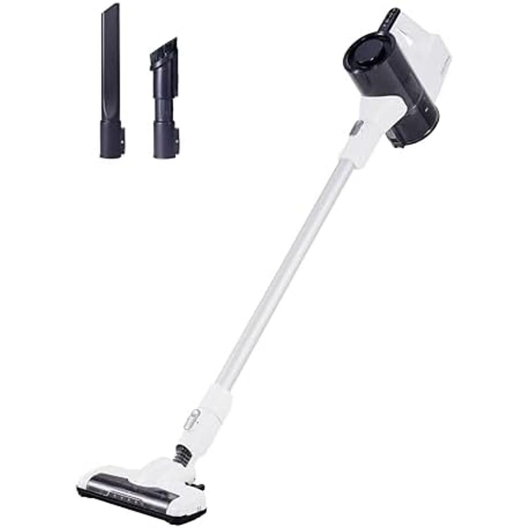 Amazon Basics Cordless Vacuum Cleaner for Carpet and Hardwood, Lightweight (5 lbs), White