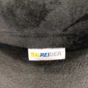 SAIREIDER Travel Pillow 100% Pure Memory Foam Travel Neck Pillow, Airplane Pillow for Traveling、Car、Home、Office，Washable Cover（Black）