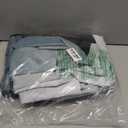 Estelar Textiler Stone Blue and Greyish White Blackout Curtains 84 Inches Long,Full Room Darkening Grommet Curtains for Bedroom,Thermal Insulated Ombre Blackout Drapes for Living Room,52Wx84L,2 Panels