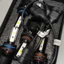 Bulbs Combo 6500K Cool White 34000LM 800% Brightness, 1:1 Size Plug and Play IP68 Waterproof Off Road Lights, Pack of 4