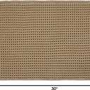 Waffle Bath Mat, Boho Bathroom Rugs Non Slip Washable, 30x20 Khaki