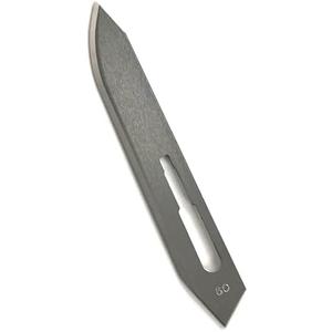 #60 Stainless Steel Scalpel Blades - Compatible with Havalon Piranta - [100 Pack] - Hunting knives, Skinning Knives, Fishing Knives, and Many More Uses!