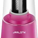 JARLINK Electric Pencil Sharpener, Heavy-Duty Helical Blade to Fast Sharpen, Auto Stop for No.2/Colored Pencils(6-8mm), AC Adapter/Battery Operated in School Classroom/Office/Home (Purple)