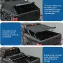 JOYTUTUS Foldable Truck Bed Soft Topper Compatible with F150 2015-2026 with 5.5ft Bed, Camper Shell Truck Top
