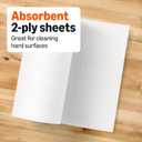 Amazon Basics 2-Ply Flex-Sheets Paper Towels, 2-Pack, 150 Sheets per Roll, 2 Basics Rolls = 6 Regular Rolls, for Everyday Use, Spills and Messes