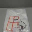 Wowfit Giant Plastic Rug Storage Bag with Zip Tie, 4.5 Mil Heavy Duty Fits Rug up to 9'x12', Perfect for Moving, Packing and Shipping