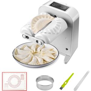 Automatic Dumpling Maker Machine, Electric Dumpling Maker,Removable Empanada Maker Press with 2 Dough Pressing Tools,Quick Dumpling Empanada Pierogi Maker Tools for Home,Kitchen