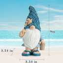 Etlemonde Beach Gnomes Statues,Ocean Gnomes,Nautical Themes Decoration,Beach, Gnome Carrying a Bucket