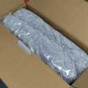 Westinghouse Electric Blanket Throw Size, Soft Plush Sherpa Heated Blanket with 6 Heating Levels & 2-10 Hours Auto-Off, Machine Washable, 50x60 inches, Grey