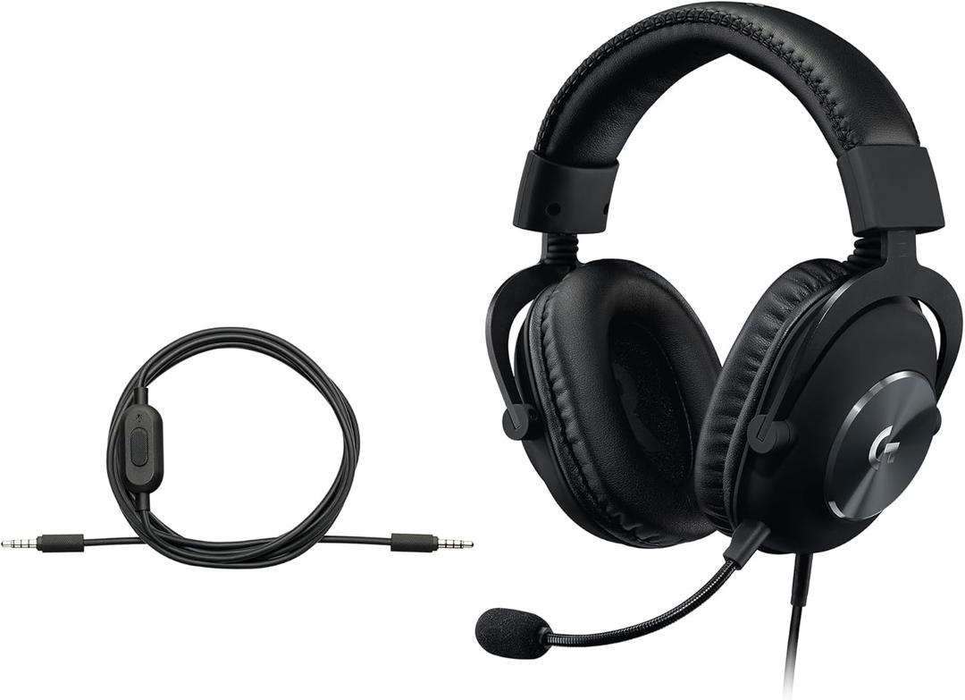 Logitech G Pro X SE Wired Gaming Headset: Blue VO!CE Detachable Boom Mic, DTS 7.1, 50 mm Drivers, USB/3.5mm Aux, USB DAC Included, for PC, Xbox, PS5, PS4 - Black