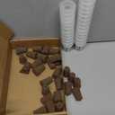 Jutom 60 Pieces Hydroponic Seed Grow Sponges Pod Kit for Indoor and Outdoor Use