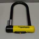 Kryptonite New York Fahgettaboutit Mini Bike U-Lock, Heavy Duty Anti-Theft Bicycle U Lock, 18mm Shackle with Keys, Ultimate Security Lock for Bicycles E-Bikes Scooters