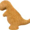 Dino Nuggets Pillow Plush, Dinosaur Chicken Plush Nuggets Pillow for Funny Birthday Gifts, Cute Funny Stuffed Animals for Boy and Girl, Dinosaur Gifts for Kids Teens and Adults (Tyran Rex, Small)
