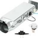 DC97-14486A Dryer Heating Element Upgrade OEM DC96-00887A,Fit for Samsung Dryer dv45h7000ew/a2 dve50r5400v/a3 dve50r5200w/a3,Replace DC97-14486D AP4342351 (with DC32-00007A DC47-00016A)