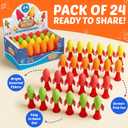 IPIDIPI TOYS Jumpeez Rocket Poppers – 24-Pack Classic Jumping Rockets