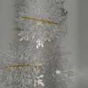 Christmas Tree Decorations Snowflake Ornaments 36Pcs Clear Plastic Hanging Snowflakes from Ceiling Snow Flakes Decorating Hanging for Winter Wonderland Decorations Indoor Outdoor Decor