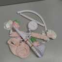 The Peanutshell Crib Mobile for Girls - Pink Musical Baby Crib Mobile with 12 Lullabies, Flower Baby Mobile Crib Pink Floral Nursery Decor