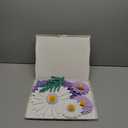 PATTEPOINT 17PCS Purple Daisy Paper Flowers Decorations for Wall Artificial 3D Giant Paper Flowers Classroom Bulletin Board Backdrop for Tea Party Wedding Baby Shower Purple Birthday Decorations