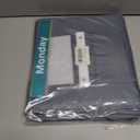 5-Shelf Weekly Clothes Organizer for Kids, Kids Daily Shelf Hanging Closet Organizer with 6 Side Pockets, Days of The Week Hanging Storage Shelves, Grey