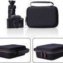 XANAD Travel Case for Sony ZV-1F / ZV-1 / ZV-1 II Digital Camera with Vlogger Accessory Kit Tripod (GP-VPT2 BT) and Microphone,Mesh Pocket for USB Battery Charger(Grey)