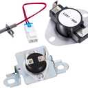 BlueStars 6931EL3003D Limit Thermostat & 6323EL2001B Thermistor & 6931EL3001E Thermostat - Compatible with LG Dryers - Replaces AP4440975 1268366 6931EL3003E AH3530485 EA3530485 PS3530485
