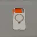 TORRAS Q3 Silicone 360 Spin for iPhone 17 Pro Case with Stand, Fit for MagSafe, Magnetic Ring Kickstand with Camera Control, Liquid Silicone Rubber Soft Phone Case for iPhone 17 Pro 6.3'', Light Ivory