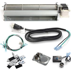 Hongso BKT GA3650T GA3650TB GA3700T GA3700TA Replacement Fireplace Blower Fan KIT for Desa, FMI, Vanguard, Vexar, Comfort Flame Glow, Rotom