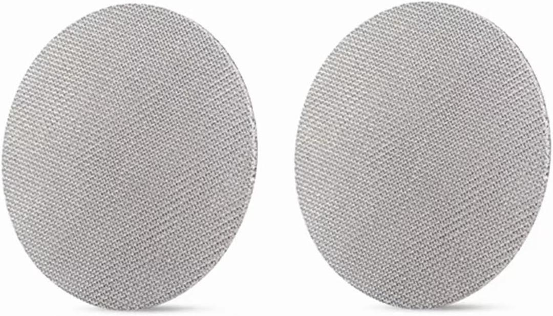2 Pcs 58mm Espresso Puck Screen Stainless Steel, 1mm Thickness Reusable Coffee Filter Mesh Plate for Espresso Portafilter Filter Basket (58mm,150m)