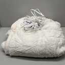 Electric Blanket Queen Size Dual Control - Washable Heated Blanket Queen with 5 Heat Settings, 10 Hrs Auto Off, ETL Certified, Flannel Sherpa Heating Blankets 84" x 90" White