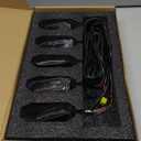 Maiker Amber LED Grille Lights Compatible with 2024-2025 Jeep Wrangler JL JLU & Gladiator JT Original Factory Grille, 5PCS Front Grille Marker Lights