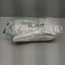 Sticky Toffee Fabric Shower Curtain, 72 x 72 Inch, White and Gray Woven Striped Bathroom Curtain, Farmhouse Boho Style